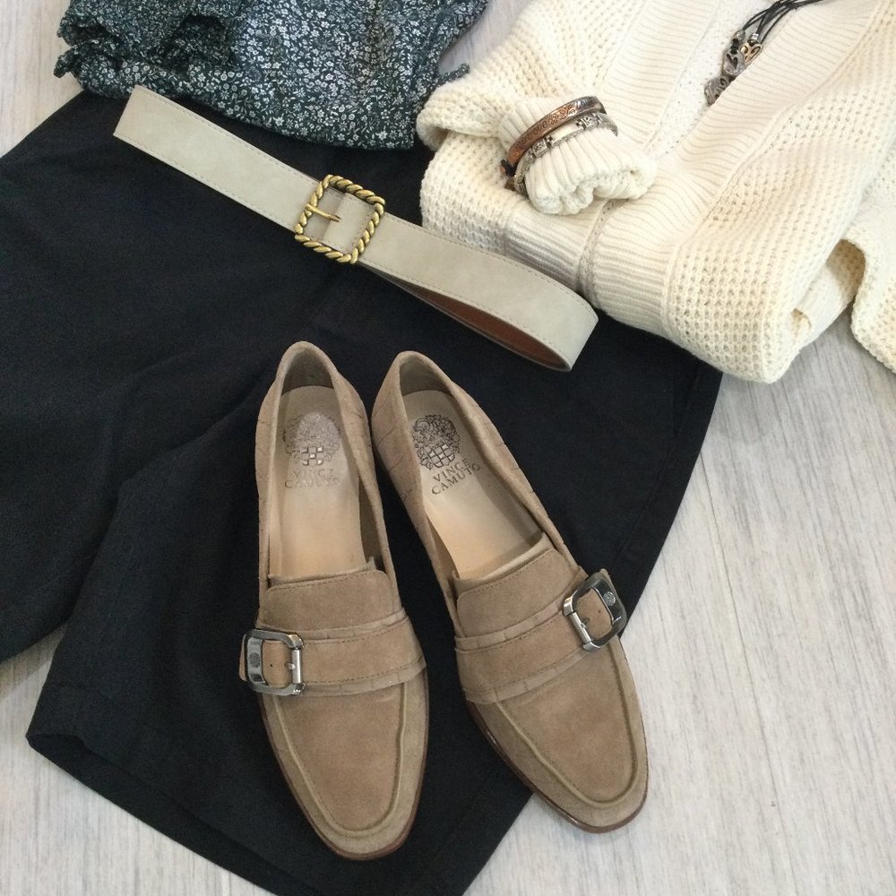 Vince Camuto Cenkanda Suede Loafer -  Size 9.5M